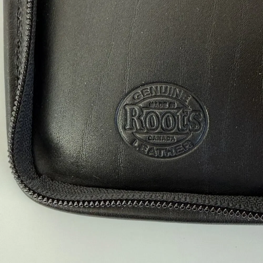 Rolling Stones Wallet Bigger Banger Tour 2005 Black Zip Leather Roots Logo Rare
